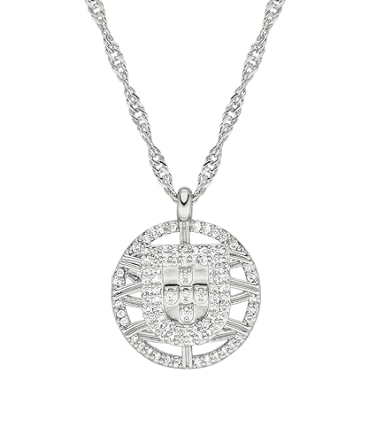 d'origine Portugal Wappen Kette | Damen Silber von d'origine