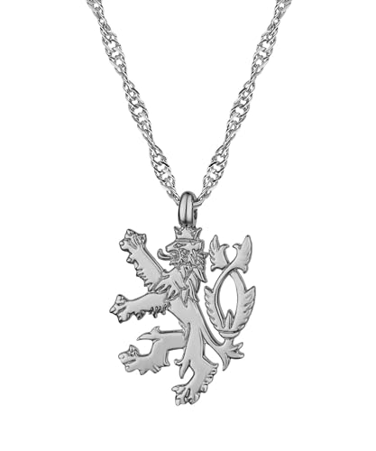 d'origine Tschechien Wappen Kette | Damen - Silber von d'origine