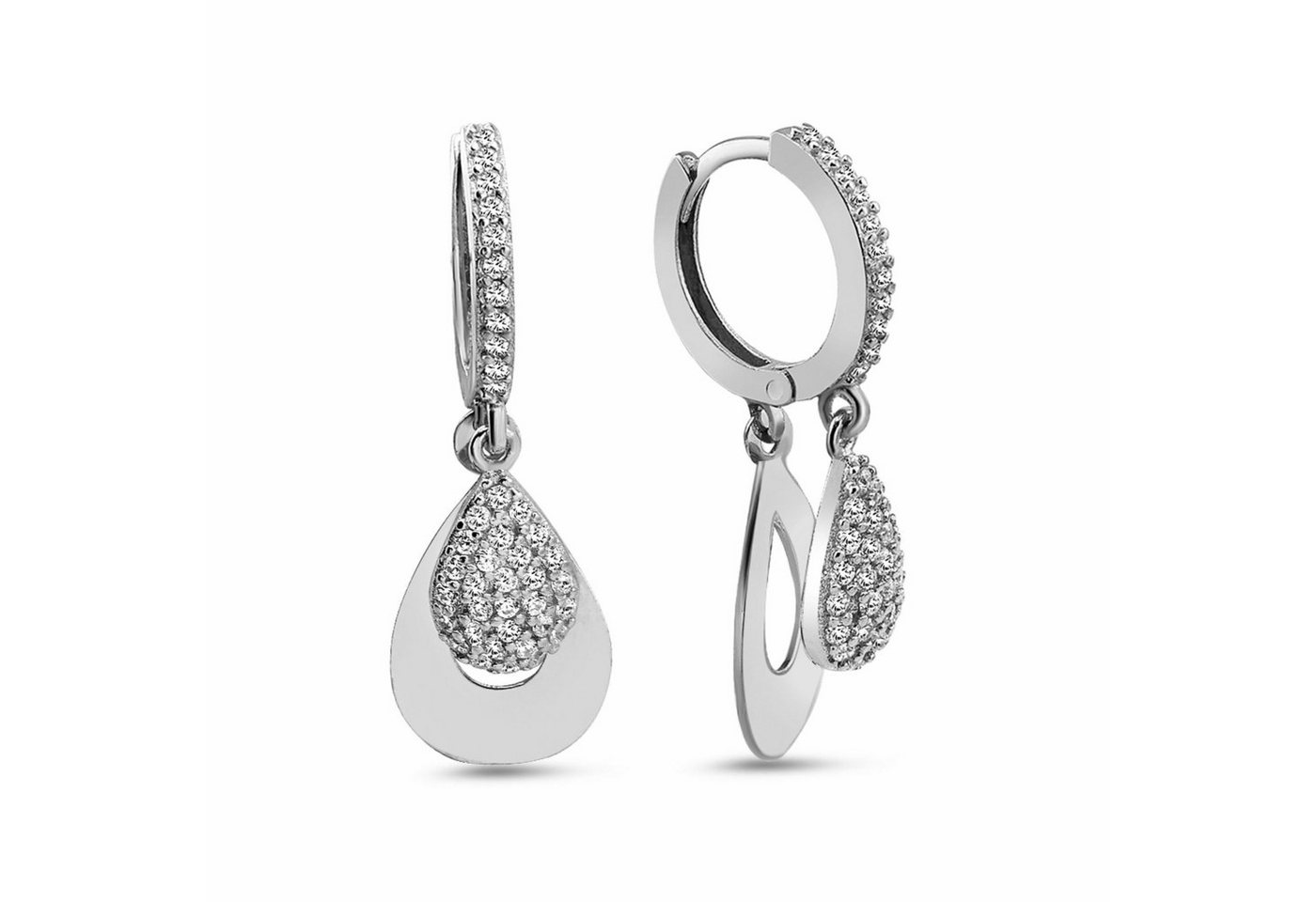 dKeniz Paar Ohrhänger 925/- Sterling Silber Eleganz Ohrring von dKeniz