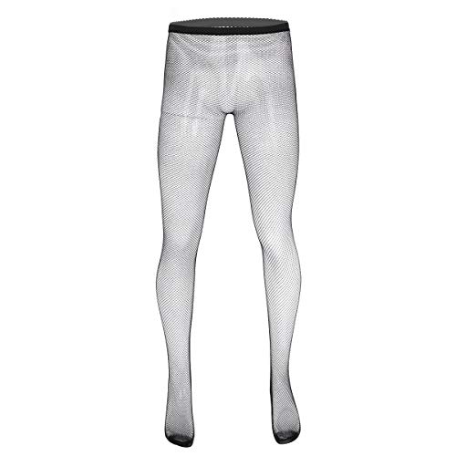 dPois Herren Netzstrümpfe Strumpfhose Nahtlos Fischnetz Leggings aus Nylon Durchsichtige Strümpfe Elastisch Reizvoll Schwarz Schwarz Typ_A dPois Herren Netzstrümpfe Strumpfhose Nahtlos Fischnetz Leggings aus Nylon Durchsichtige Strümpfe Elastisch Reizvoll Schwarz Schwarz Typ_A von dPois