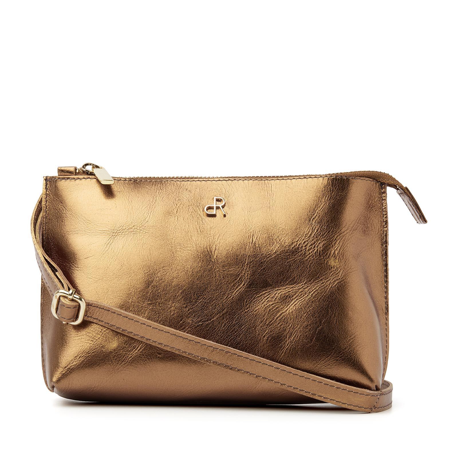 dR Amsterdam - Assorted Leather Clutch 743616 Gold Gold von dR Amsterdam