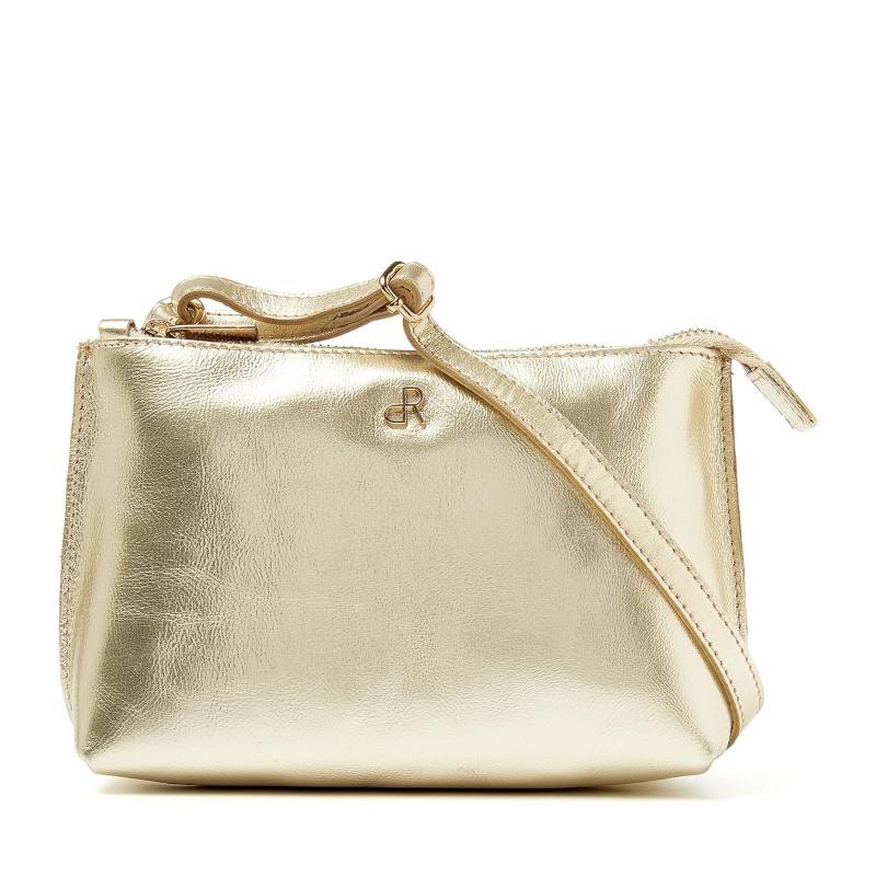 dR Amsterdam - Assorted Leather Clutch 743616 Light Gold Light Gold von dR Amsterdam