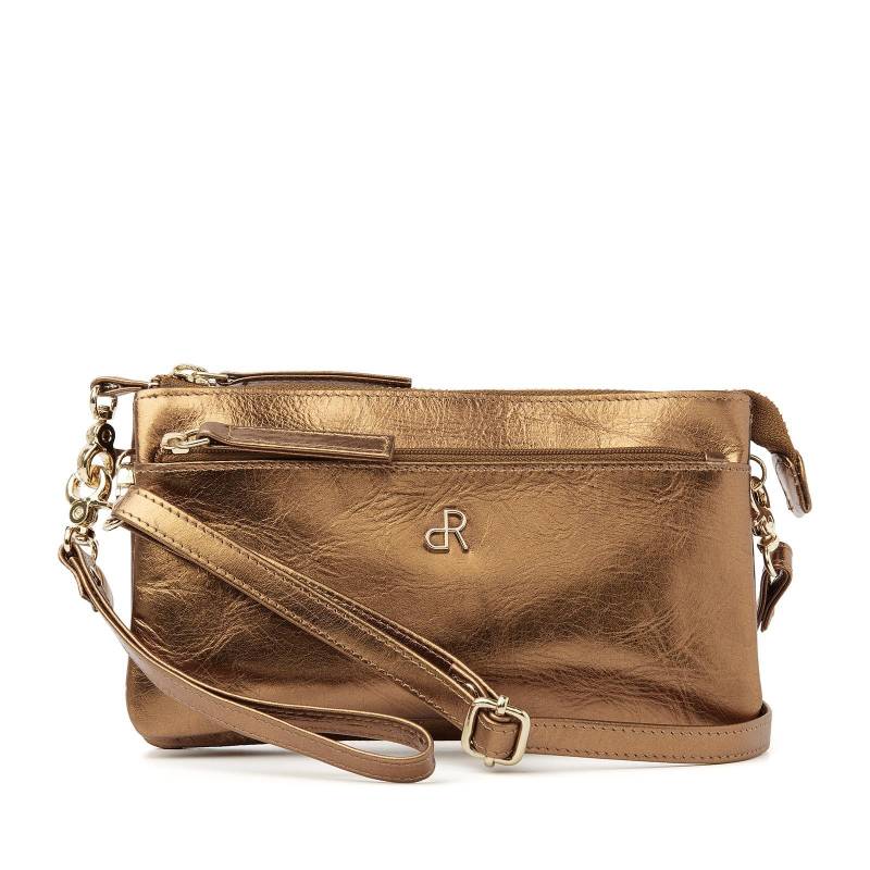 dR Amsterdam - Assorted Leather Clutch 743731 Gold Gold von dR Amsterdam