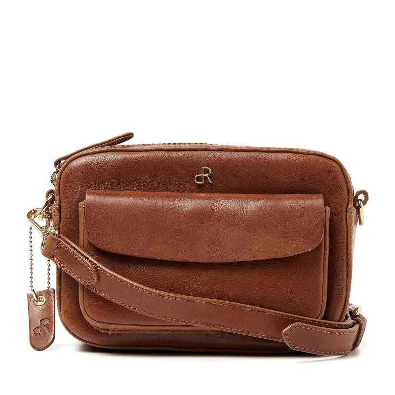 dR Amsterdam - FAGGIO Handtasche Mit Reißverschluss 283702 Cognac Cognac von dR Amsterdam