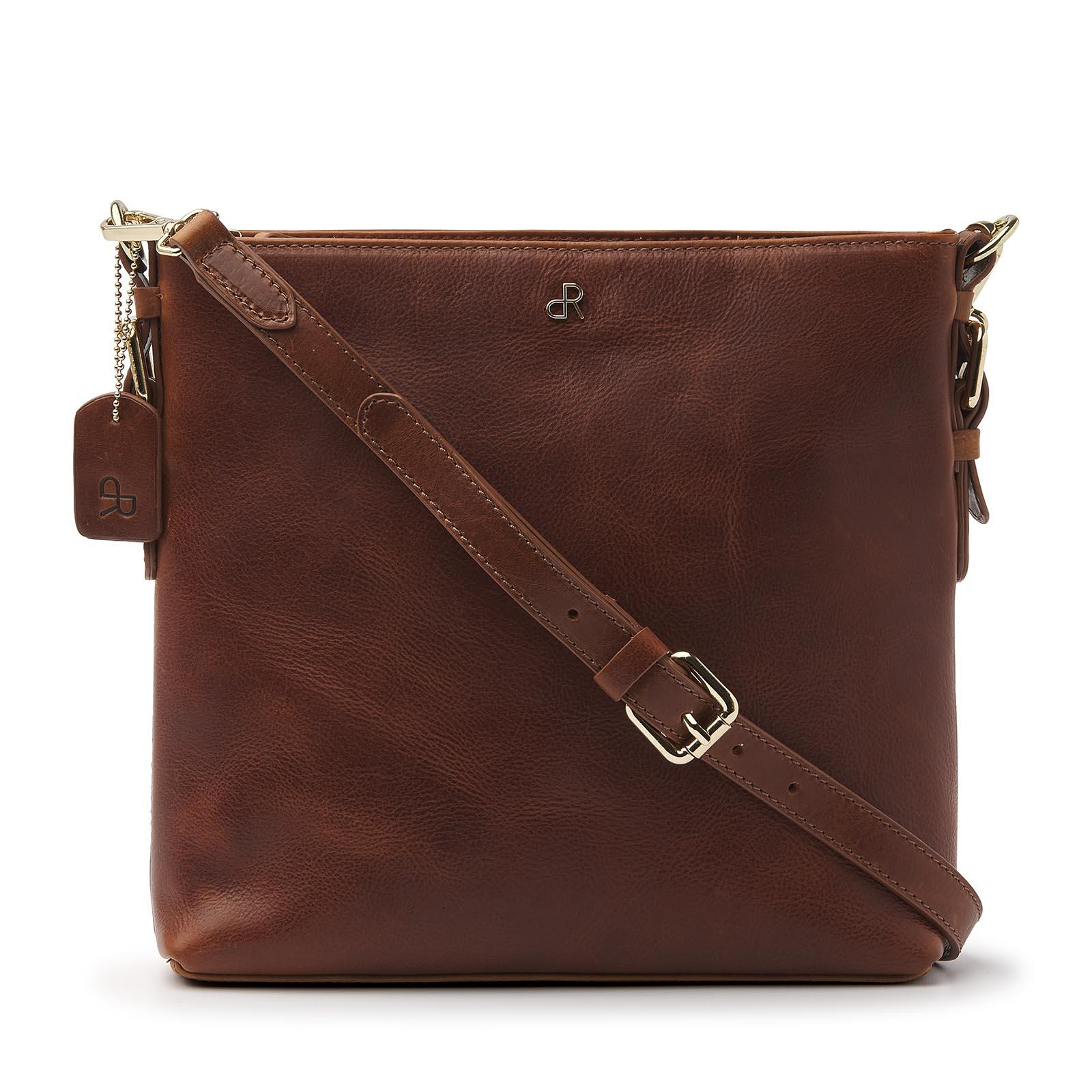 dR Amsterdam - FAGGIO Handtasche Mit Reißverschluss 283703 Cognac Cognac von dR Amsterdam