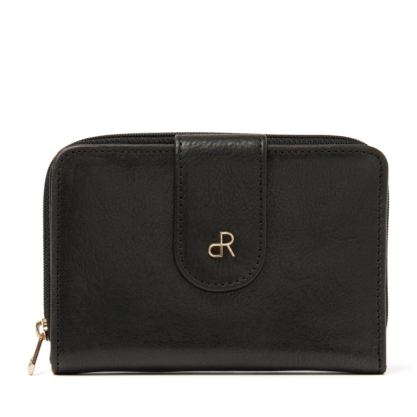 dR Amsterdam - MILAN Damenbörse 28123 Black Black von dR Amsterdam