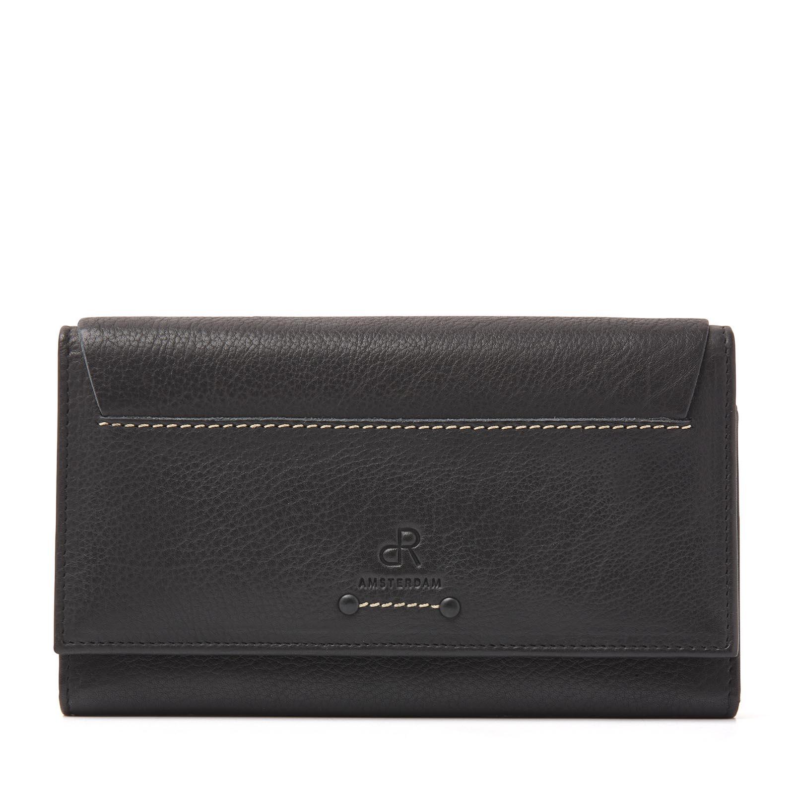 dR Amsterdam - TAMPA Damenbörse 93129 Black Black von dR Amsterdam