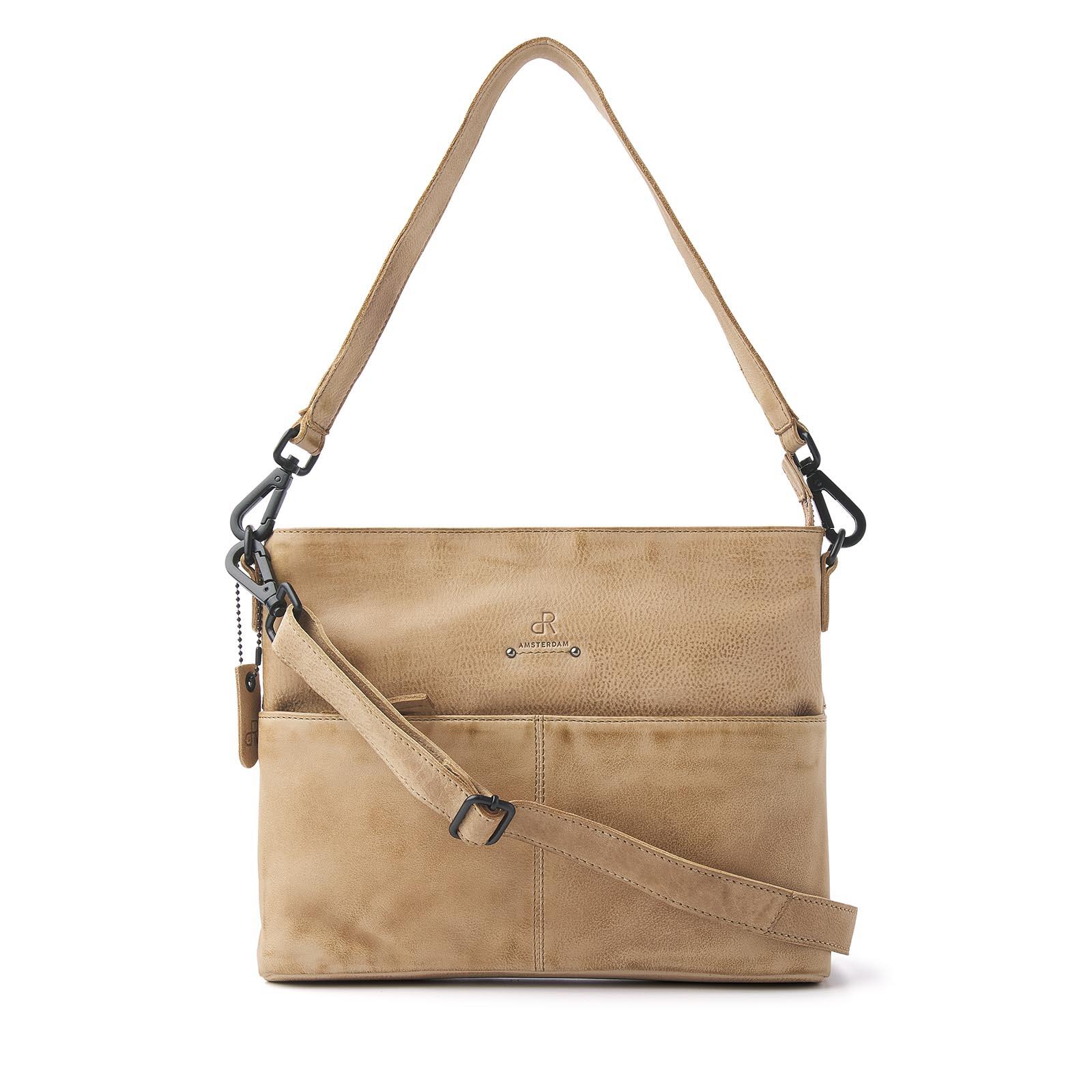 dR Amsterdam - TAMPA Handtasche Mit Reißverschluss 933543 Beige Beige von dR Amsterdam