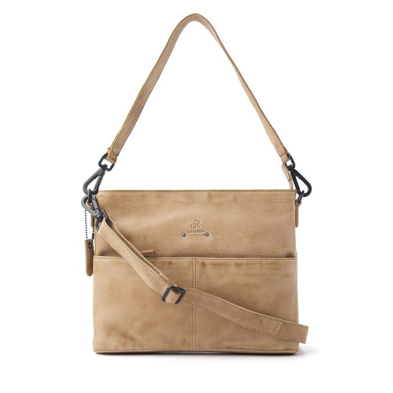 dR Amsterdam - TAMPA Handtasche Mit Reißverschluss 933543 Beige Beige von dR Amsterdam