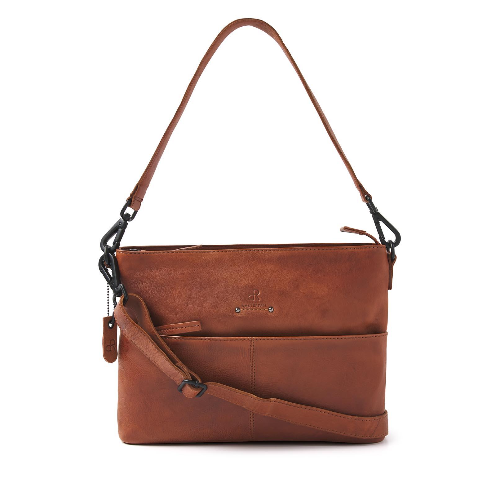 dR Amsterdam - TAMPA Handtasche Mit Reißverschluss 933543 Camel Camel von dR Amsterdam