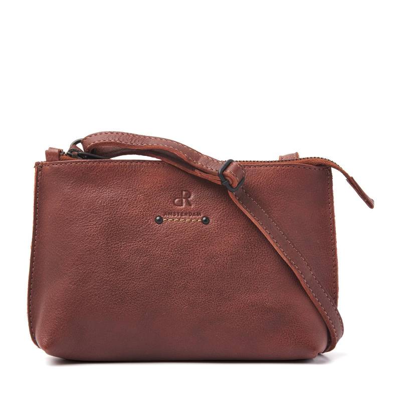 dR Amsterdam - TAMPA Handtasche Mit Reißverschluss 933616 Brown Brown von dR Amsterdam