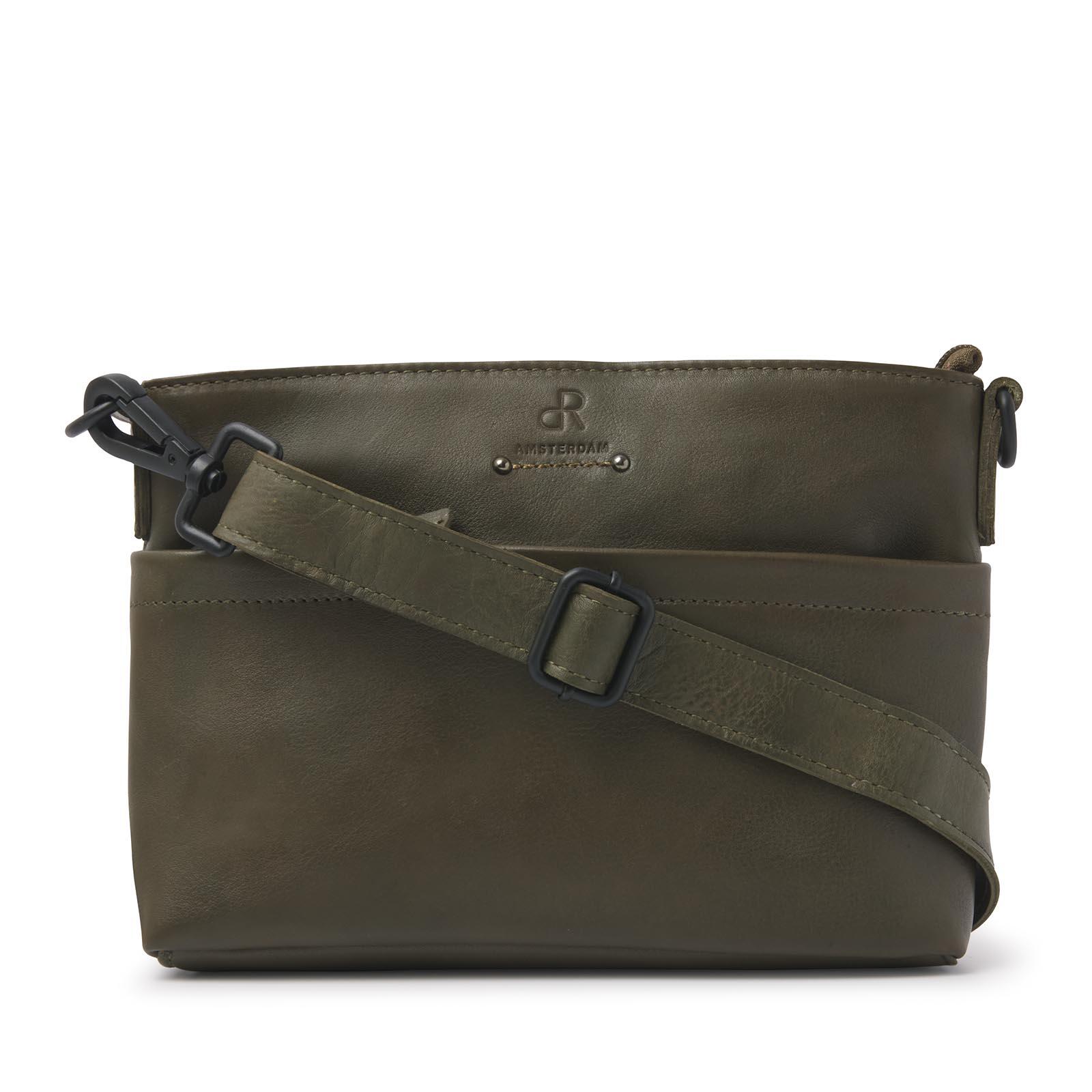 dR Amsterdam - TAMPA Handtasche Mit Reißverschluss 933655 Olive Olive von dR Amsterdam