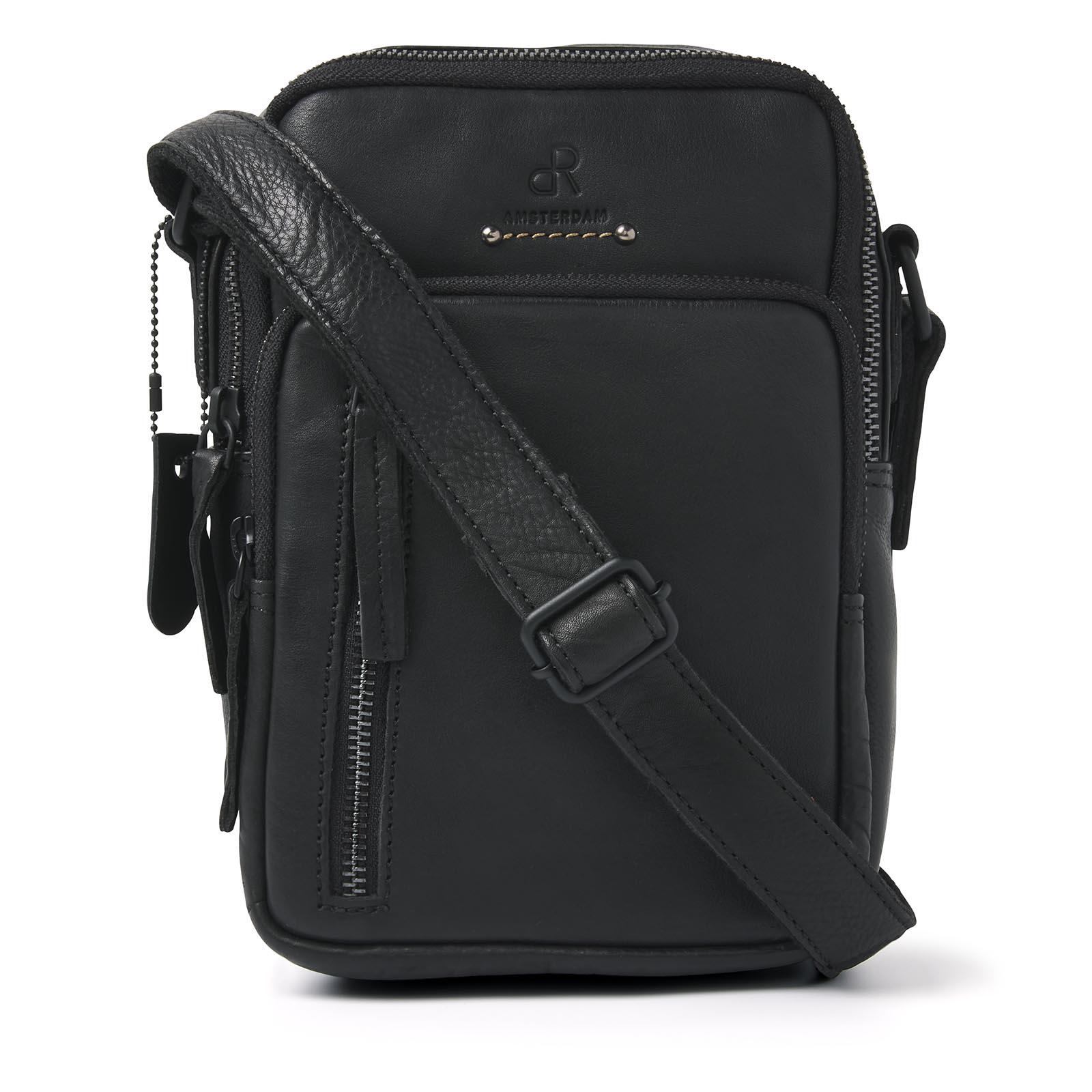 dR Amsterdam - TAMPA Handtasche Mit Reißverschluss 933663 Black Black von dR Amsterdam