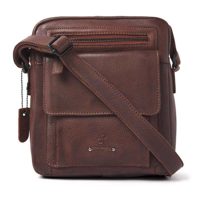 dR Amsterdam - TAMPA Handtasche Mit Reißverschluss 933664 Brown Brown von dR Amsterdam