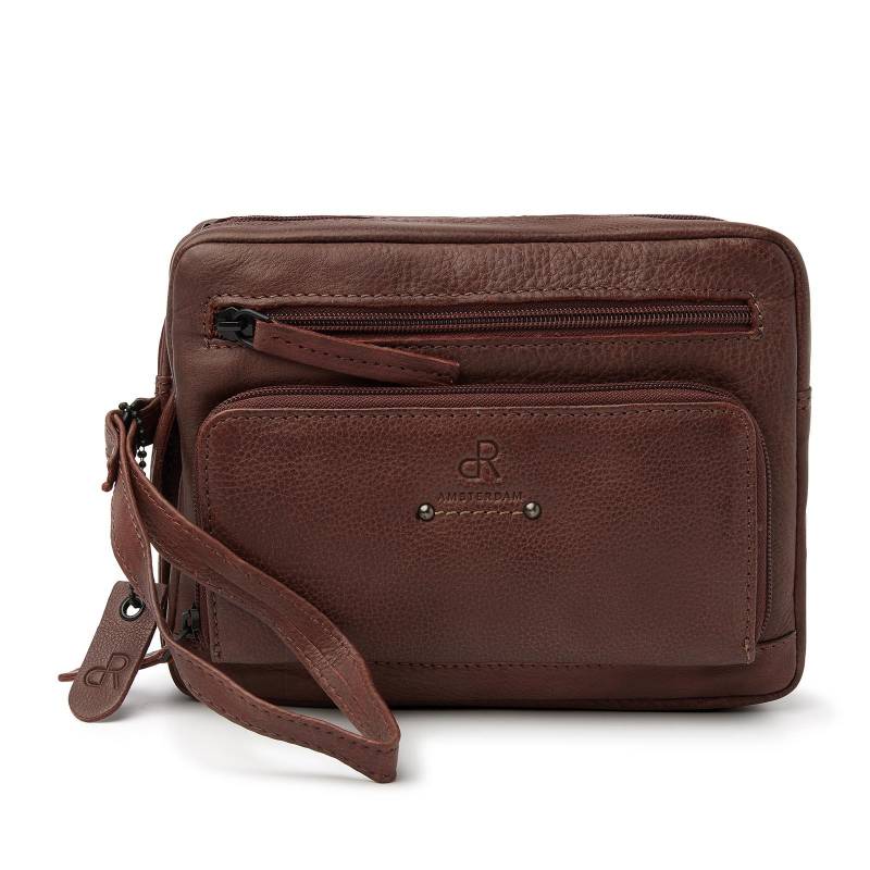 dR Amsterdam - TAMPA Handtasche Mit Reißverschluss 933692 Brown Brown von dR Amsterdam