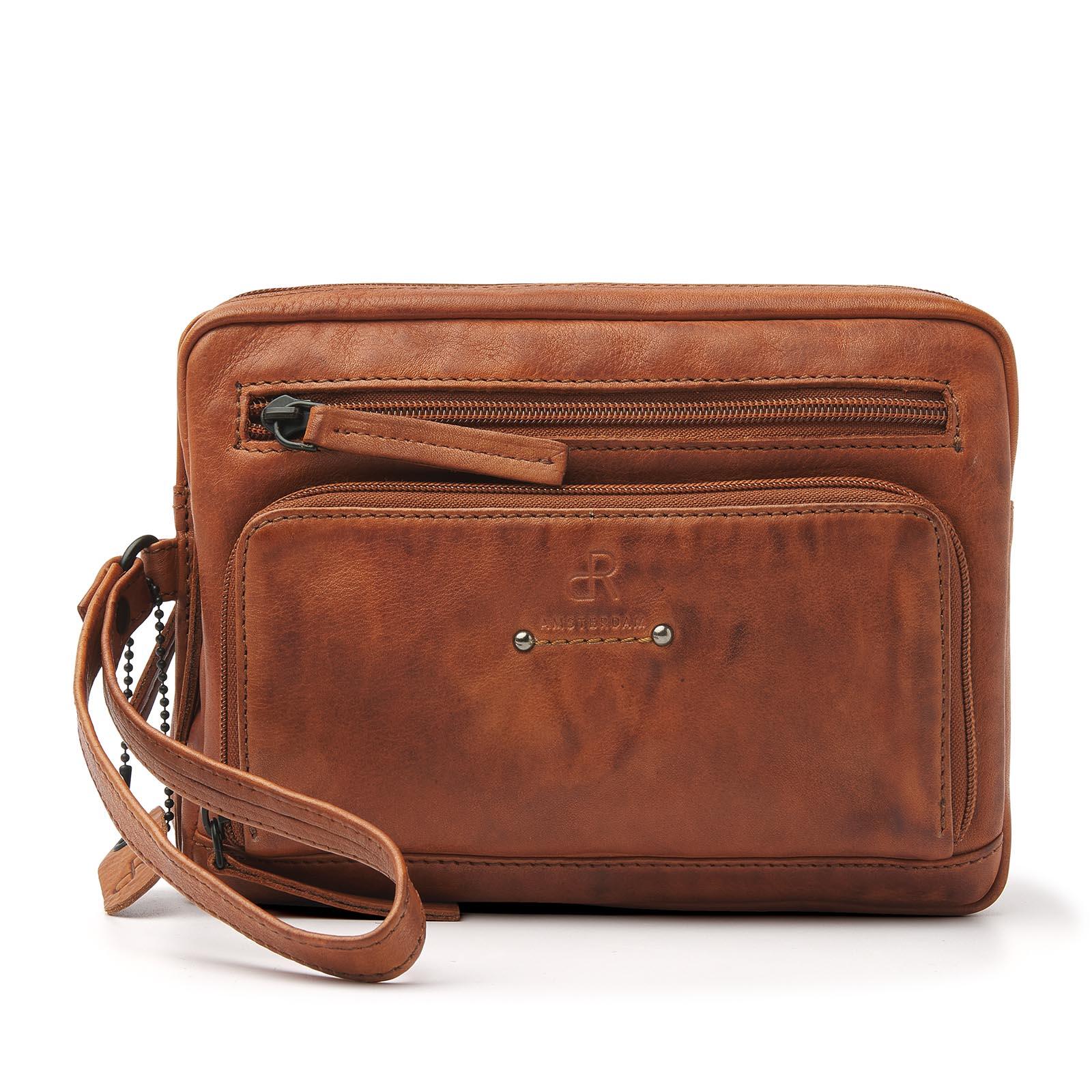 dR Amsterdam - TAMPA Handtasche Mit Reißverschluss 933692 Camel Camel von dR Amsterdam
