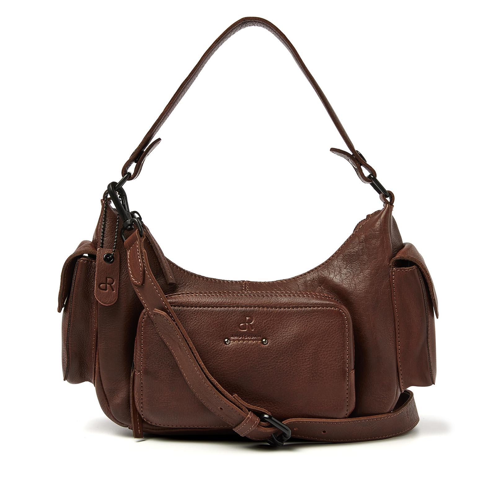 dR Amsterdam - TAMPA Handtasche Mit Reißverschluss 933737 Brown Brown von dR Amsterdam