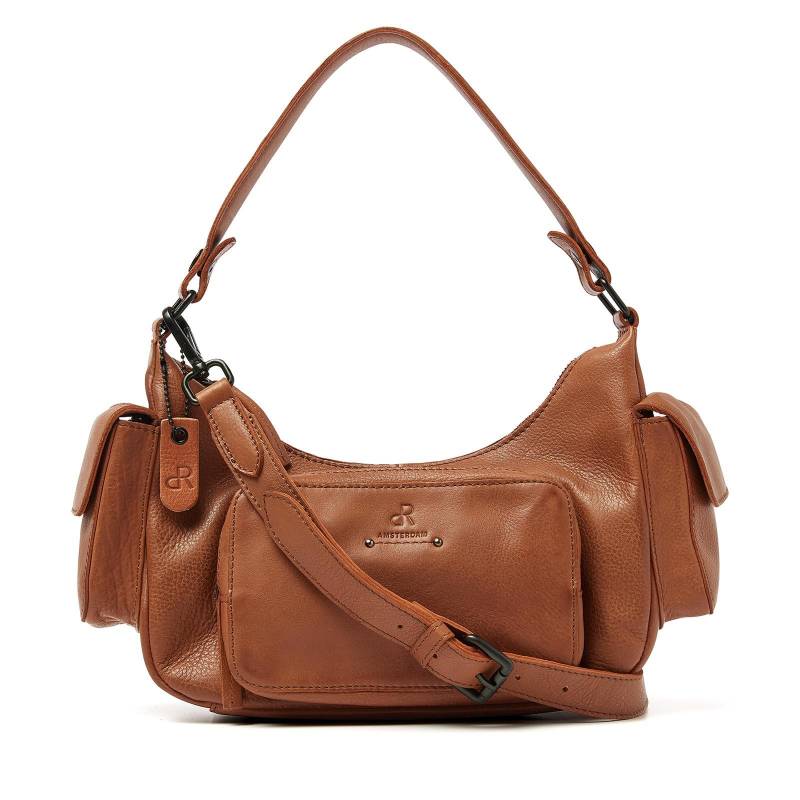 dR Amsterdam - TAMPA Handtasche Mit Reißverschluss 933737 Camel Camel von dR Amsterdam