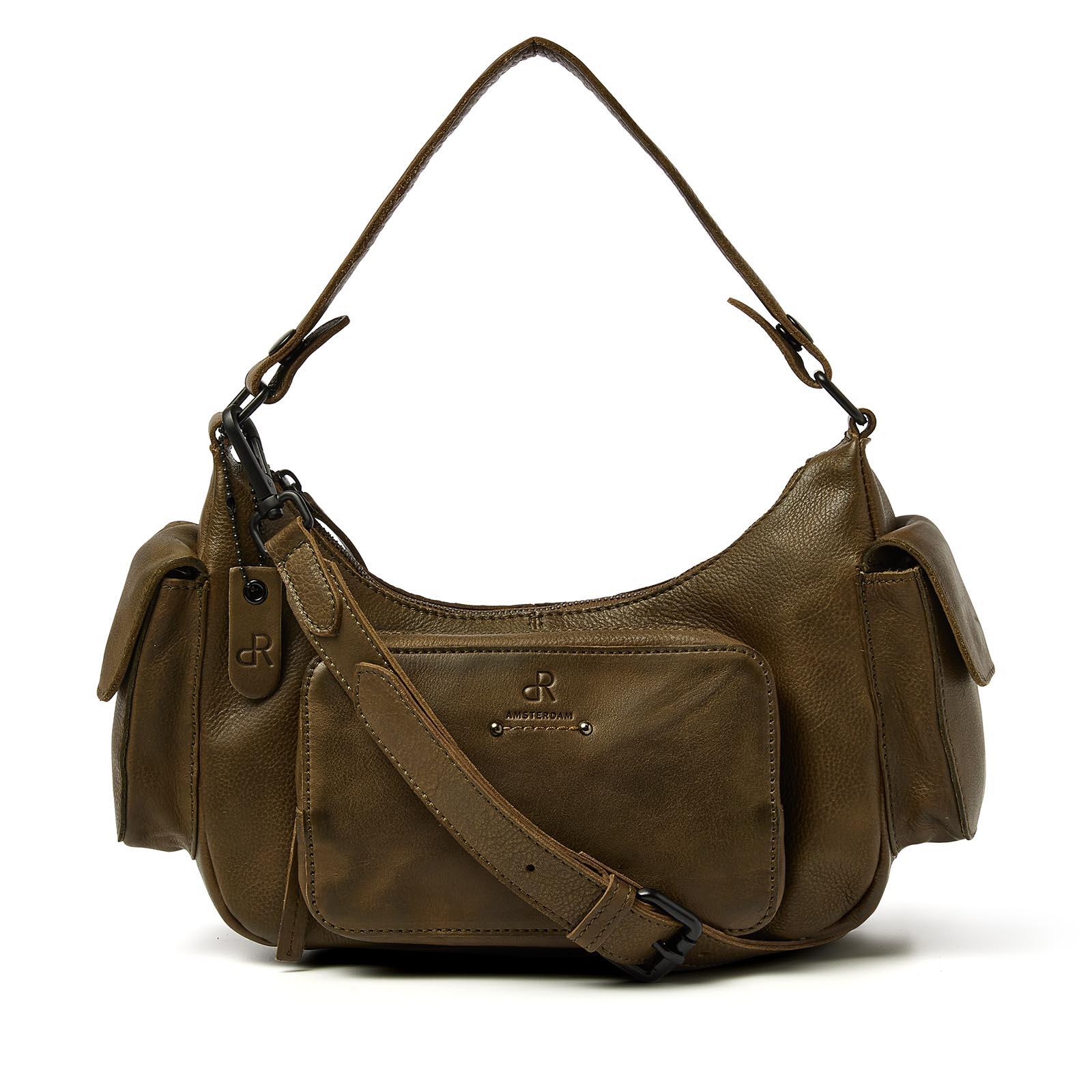 dR Amsterdam - TAMPA Handtasche Mit Reißverschluss 933737 Olive Olive von dR Amsterdam