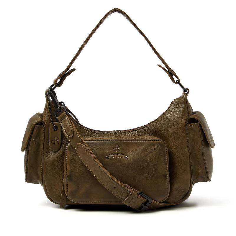 dR Amsterdam - TAMPA Handtasche Mit Reißverschluss 933737 Olive Olive von dR Amsterdam