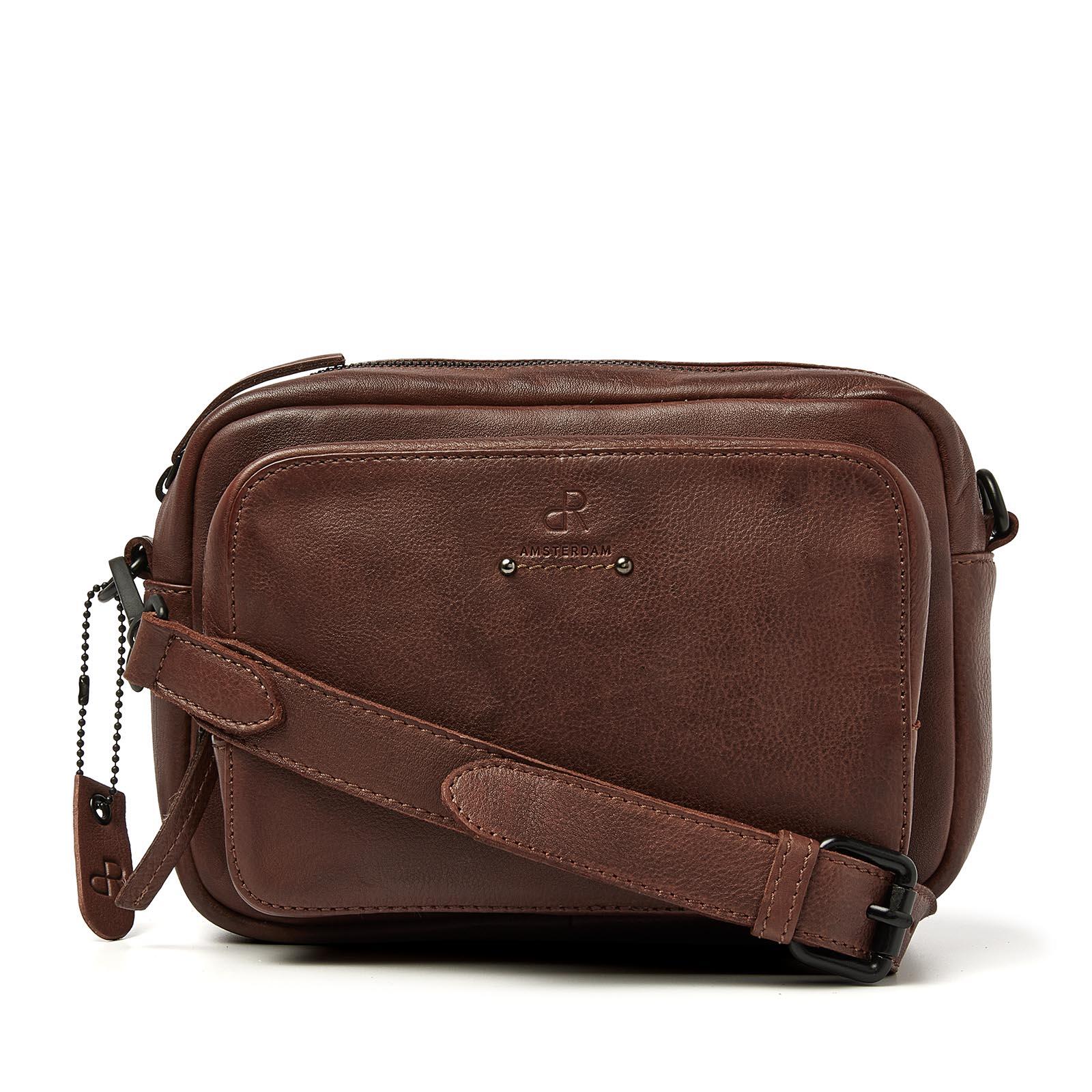 dR Amsterdam - TAMPA Handtasche Mit Reißverschluss 933738 Brown Brown von dR Amsterdam