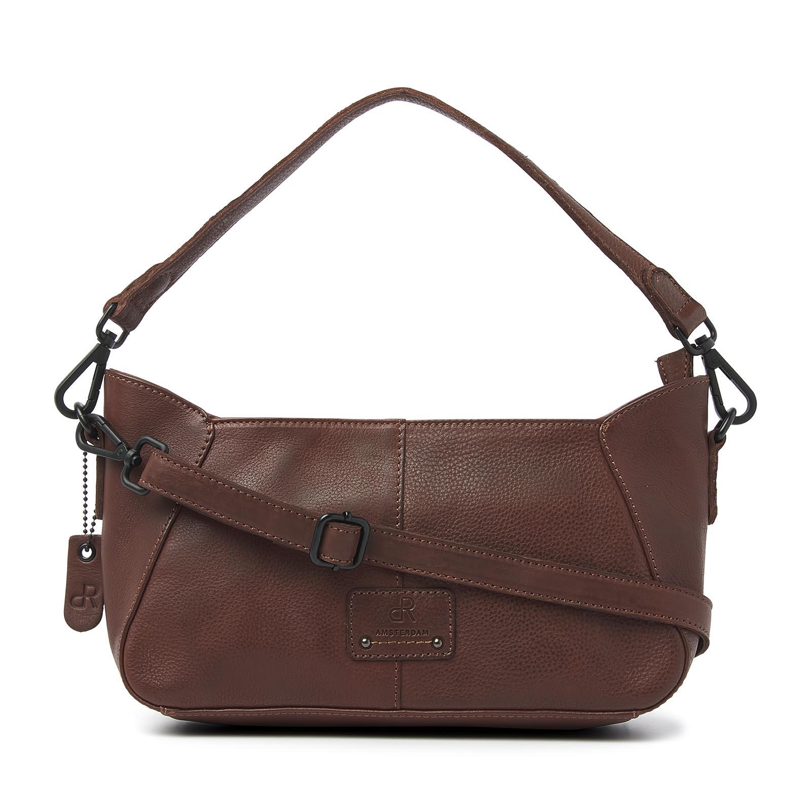 dR Amsterdam - TAMPA Handtasche Mit Reißverschluss 933763 Brown Brown von dR Amsterdam