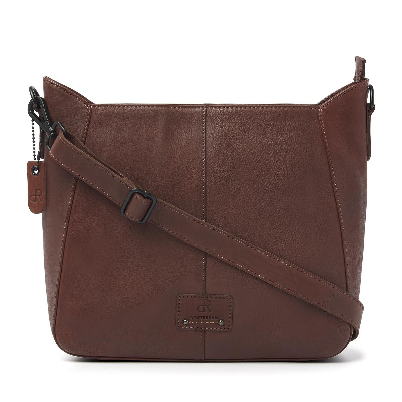 dR Amsterdam - TAMPA Handtasche Mit Reißverschluss 933764 Brown Brown von dR Amsterdam