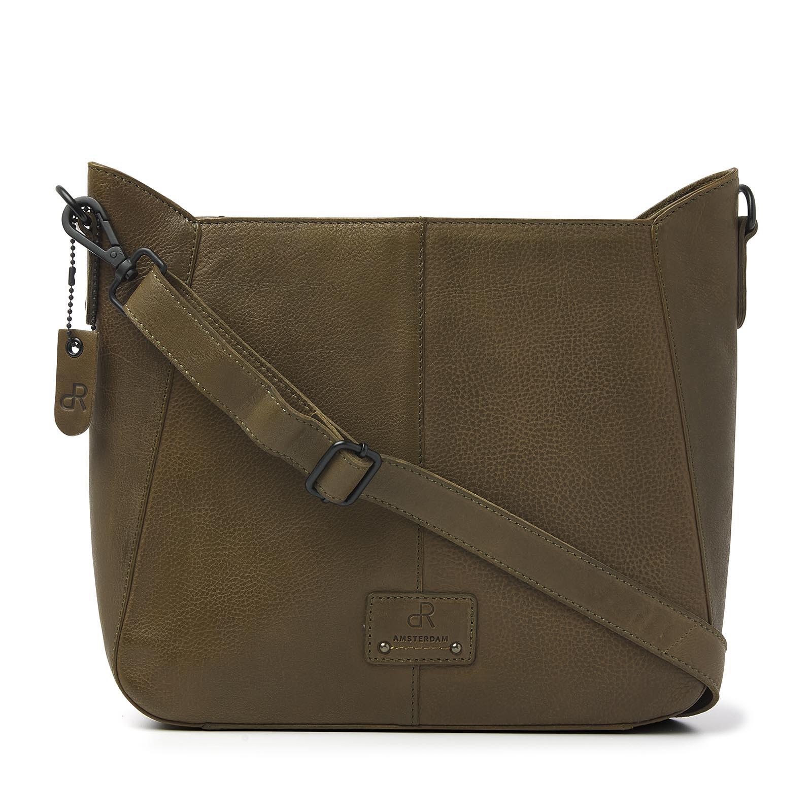 dR Amsterdam - TAMPA Handtasche Mit Reißverschluss 933764 Olive Olive von dR Amsterdam