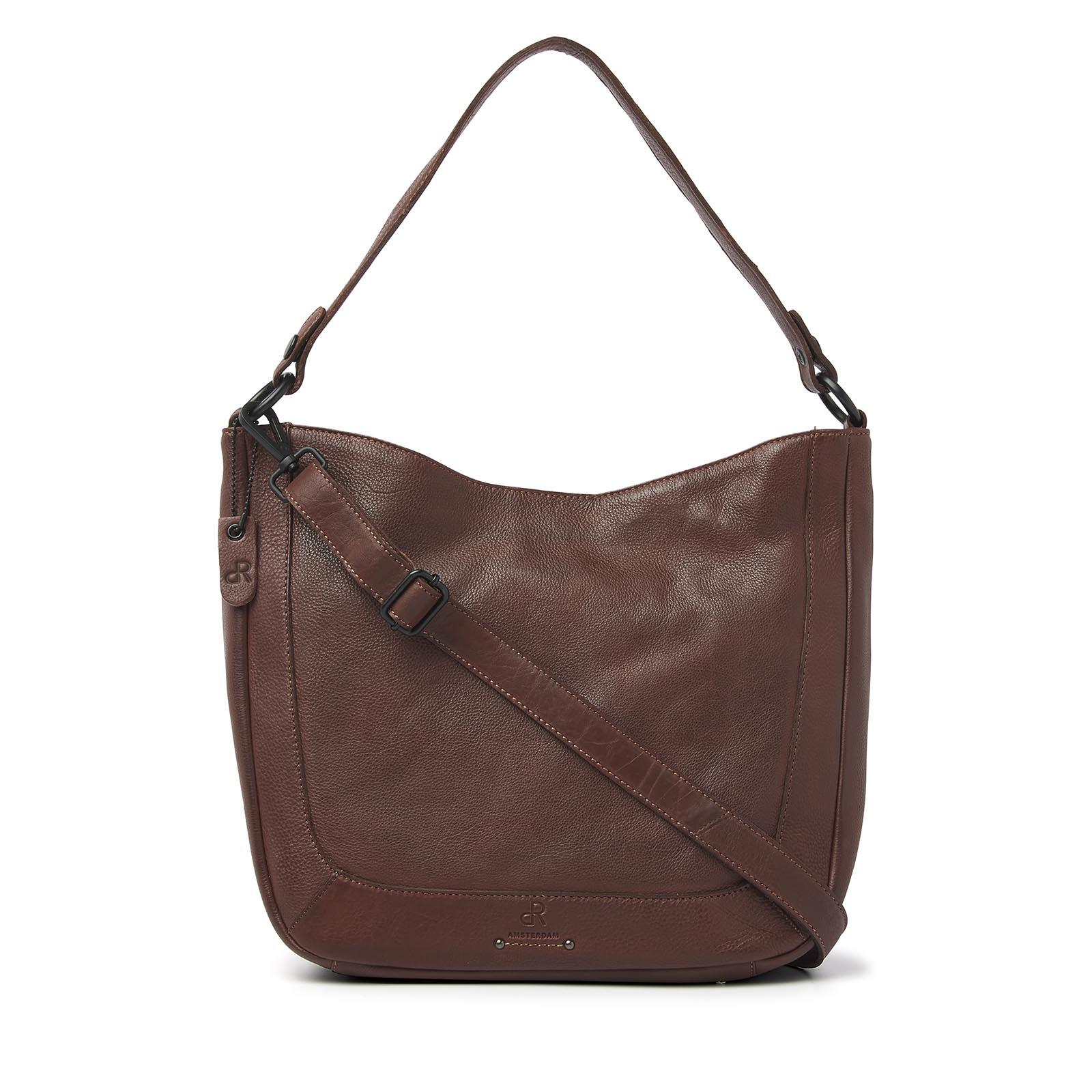 dR Amsterdam - TAMPA Handtasche Mit Reißverschluss 933765 Brown Brown von dR Amsterdam