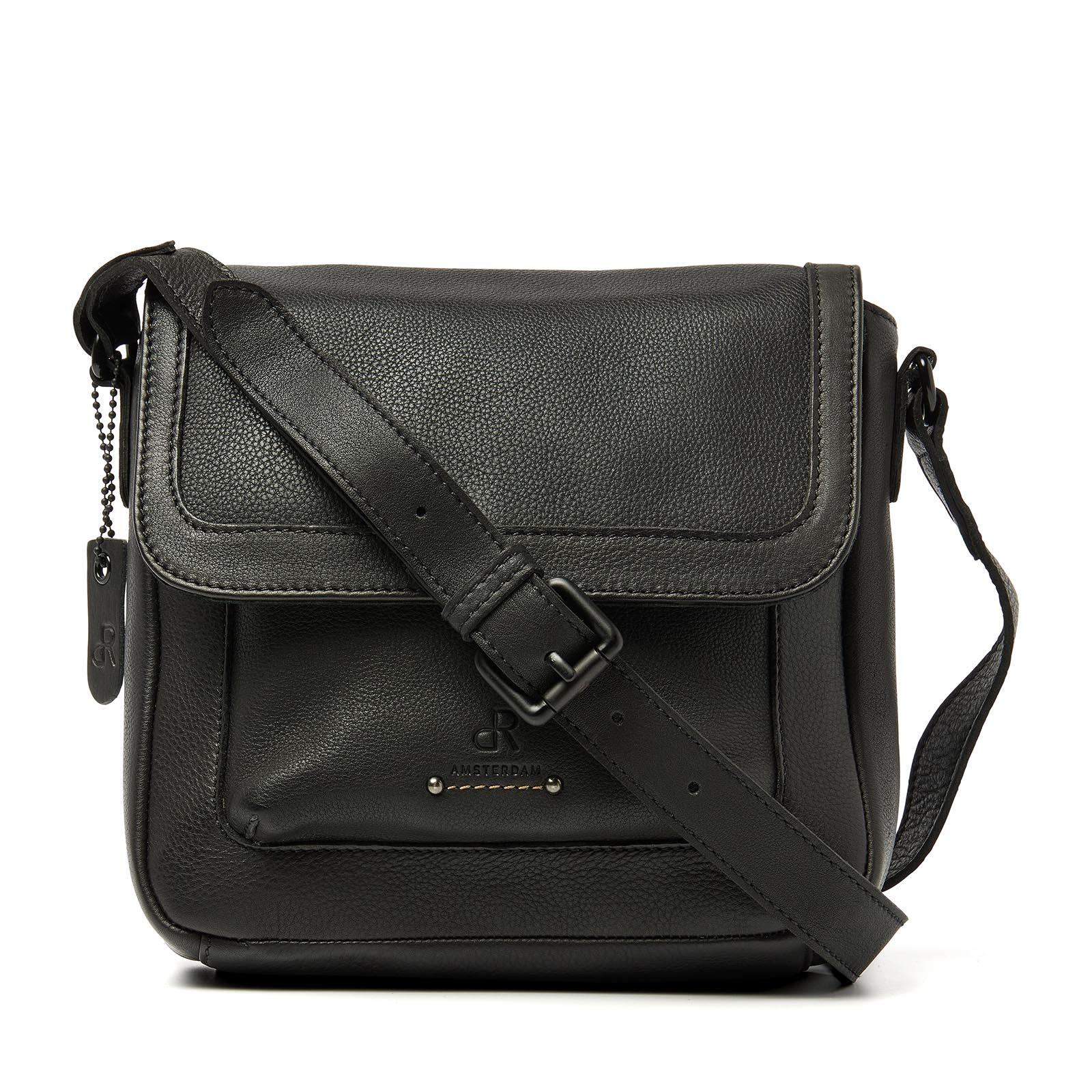 dR Amsterdam - TAMPA Handtasche Mit Überschlag 933725 Black Black von dR Amsterdam
