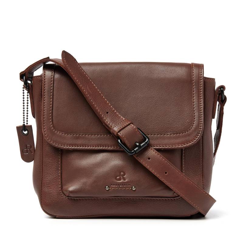 dR Amsterdam - TAMPA Handtasche Mit Überschlag 933725 Brown Brown von dR Amsterdam