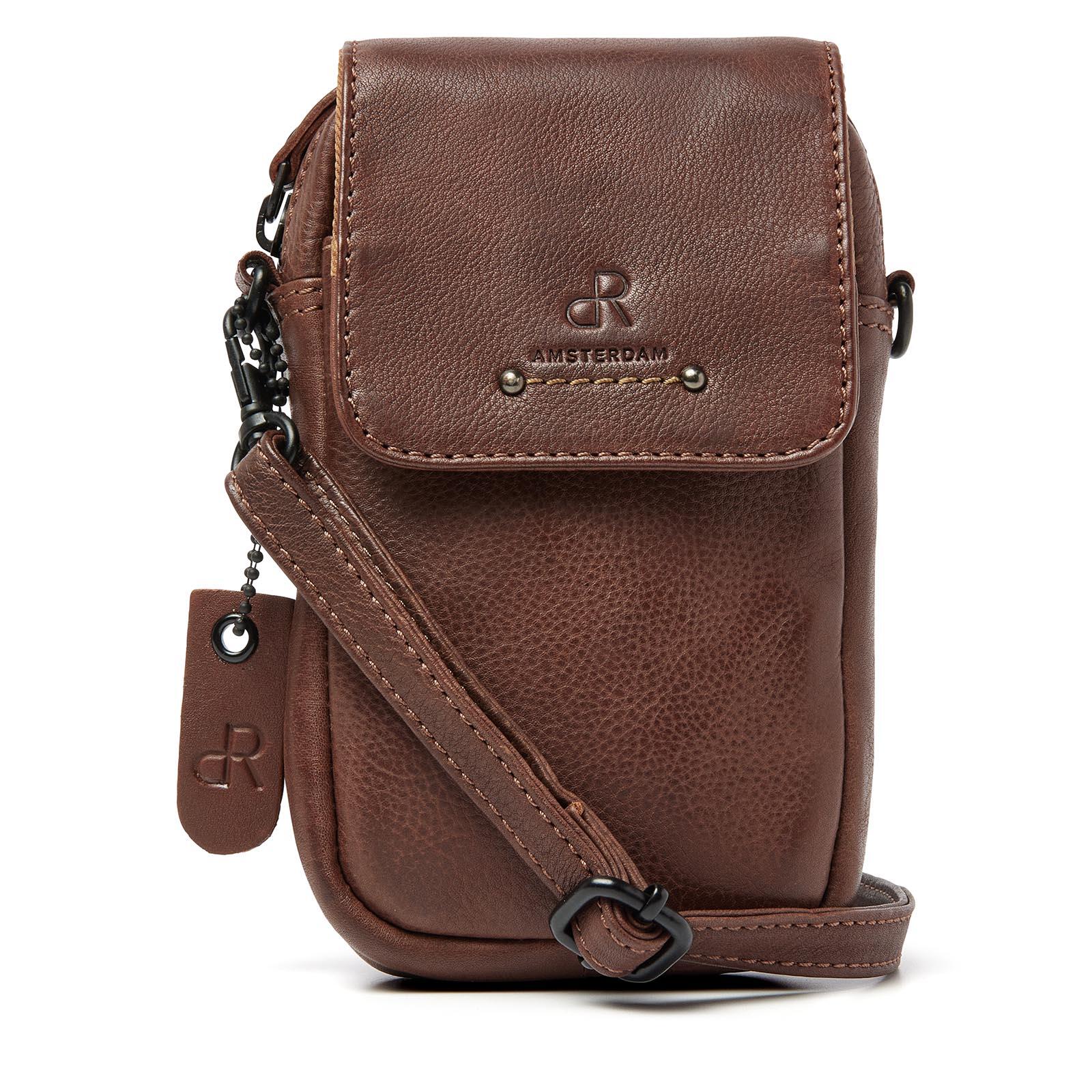 dR Amsterdam - TAMPA Handtasche Mit Überschlag 933728 Brown Brown von dR Amsterdam