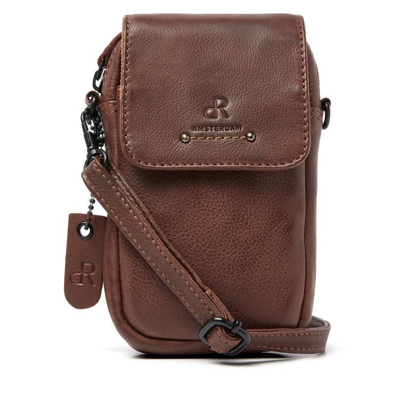 dR Amsterdam - TAMPA Handtasche Mit Überschlag 933728 Brown Brown von dR Amsterdam