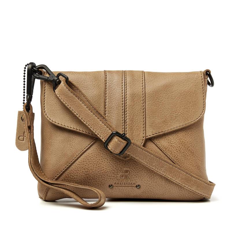 dR Amsterdam - TAMPA Handtasche Mit Überschlag 933732 Beige Beige von dR Amsterdam