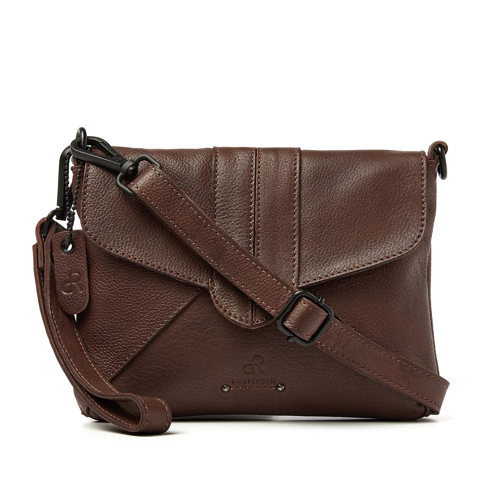 dR Amsterdam - TAMPA Handtasche Mit Überschlag 933732 Brown Brown von dR Amsterdam