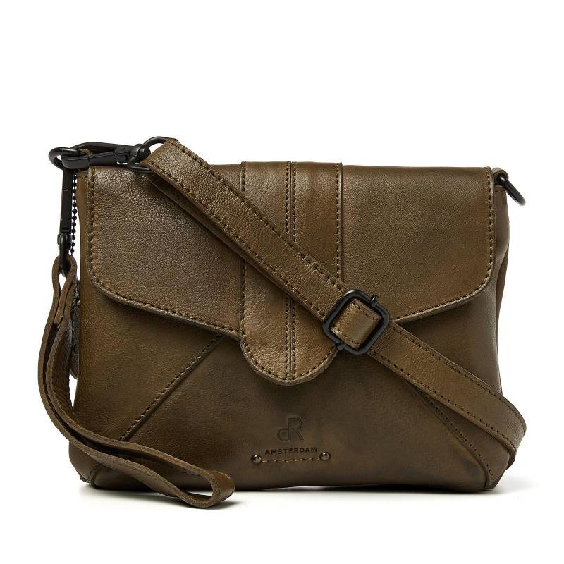 dR Amsterdam - TAMPA Handtasche Mit Überschlag 933732 Olive Olive von dR Amsterdam