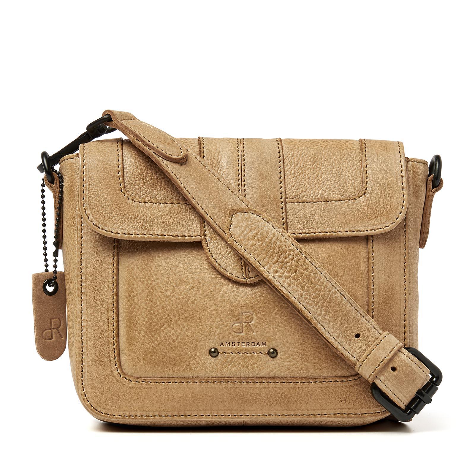 dR Amsterdam - TAMPA Handtasche Mit Überschlag 933735 Beige Beige von dR Amsterdam