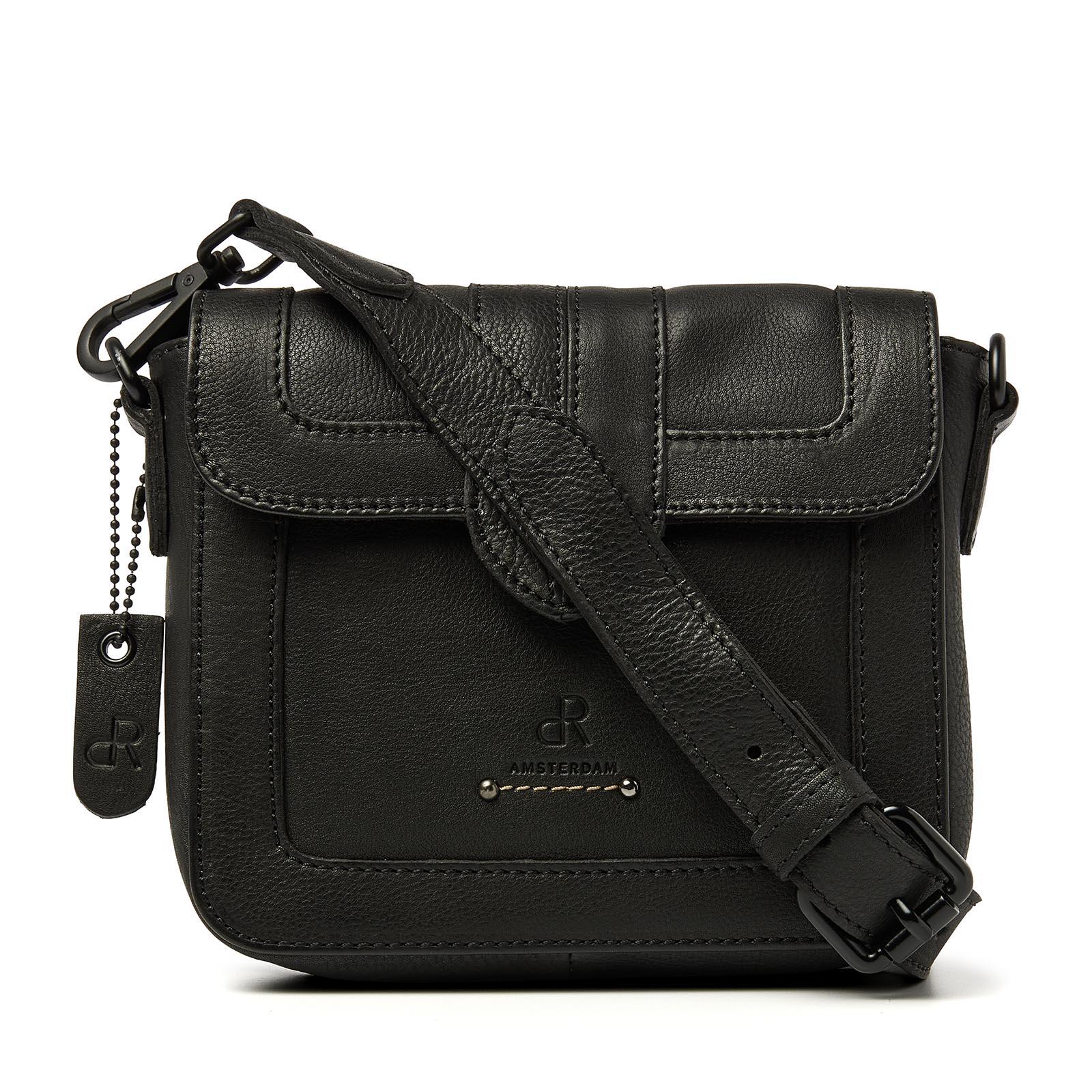 dR Amsterdam - TAMPA Handtasche Mit Überschlag 933735 Black Black von dR Amsterdam