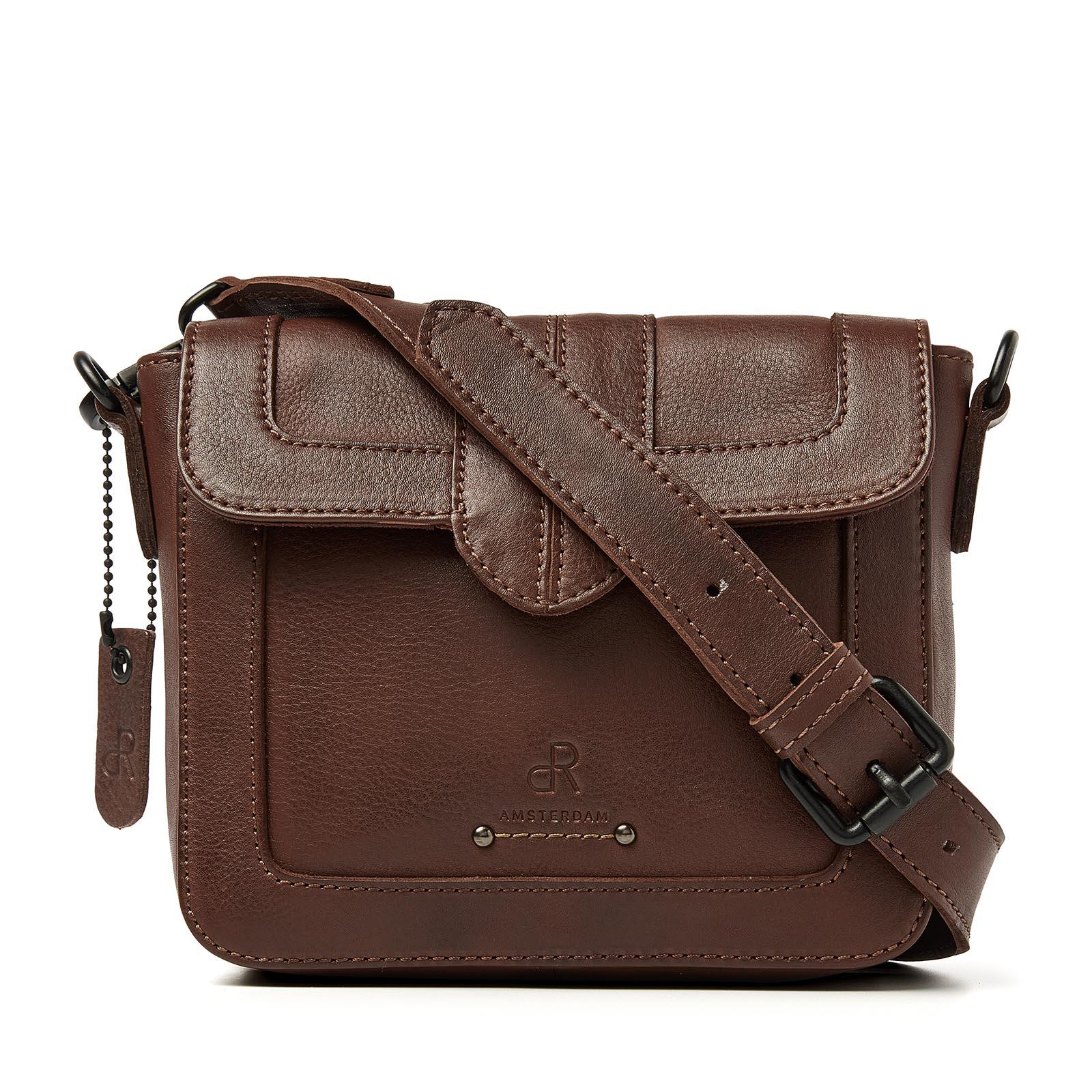 dR Amsterdam - TAMPA Handtasche Mit Überschlag 933735 Brown Brown von dR Amsterdam
