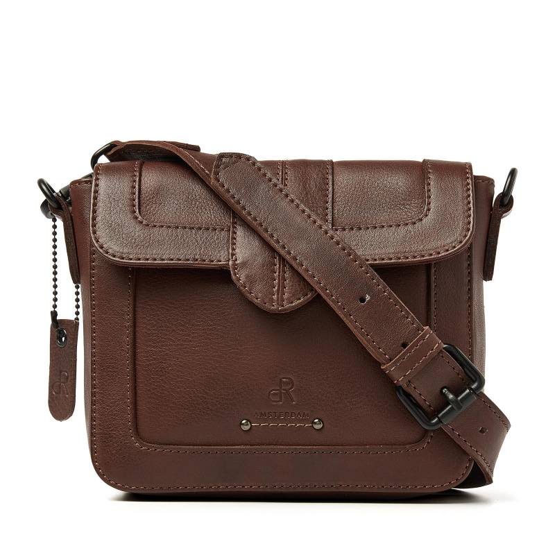dR Amsterdam - TAMPA Handtasche Mit Überschlag 933735 Brown Brown von dR Amsterdam