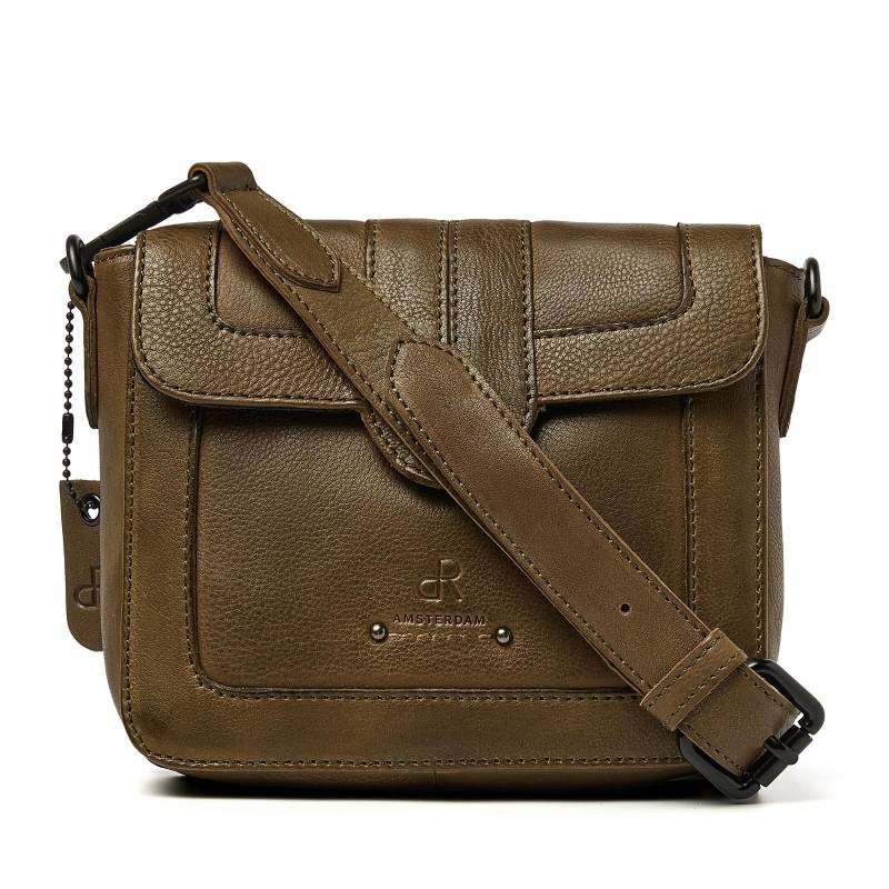 dR Amsterdam - TAMPA Handtasche Mit Überschlag 933735 Olive Olive von dR Amsterdam