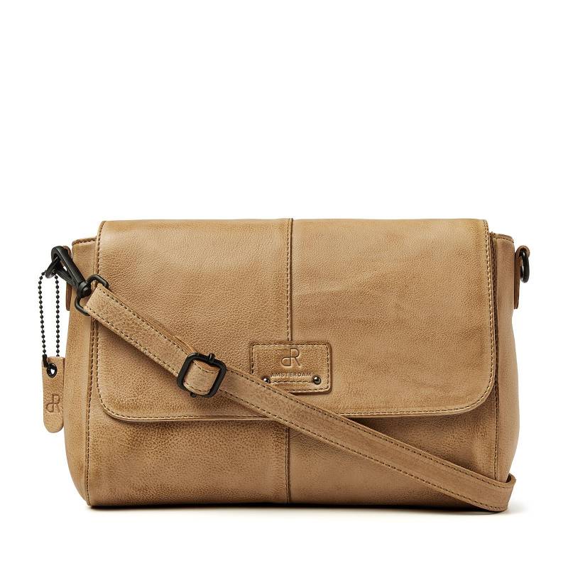 dR Amsterdam - TAMPA Handtasche Mit Überschlag 933766 Beige Beige von dR Amsterdam
