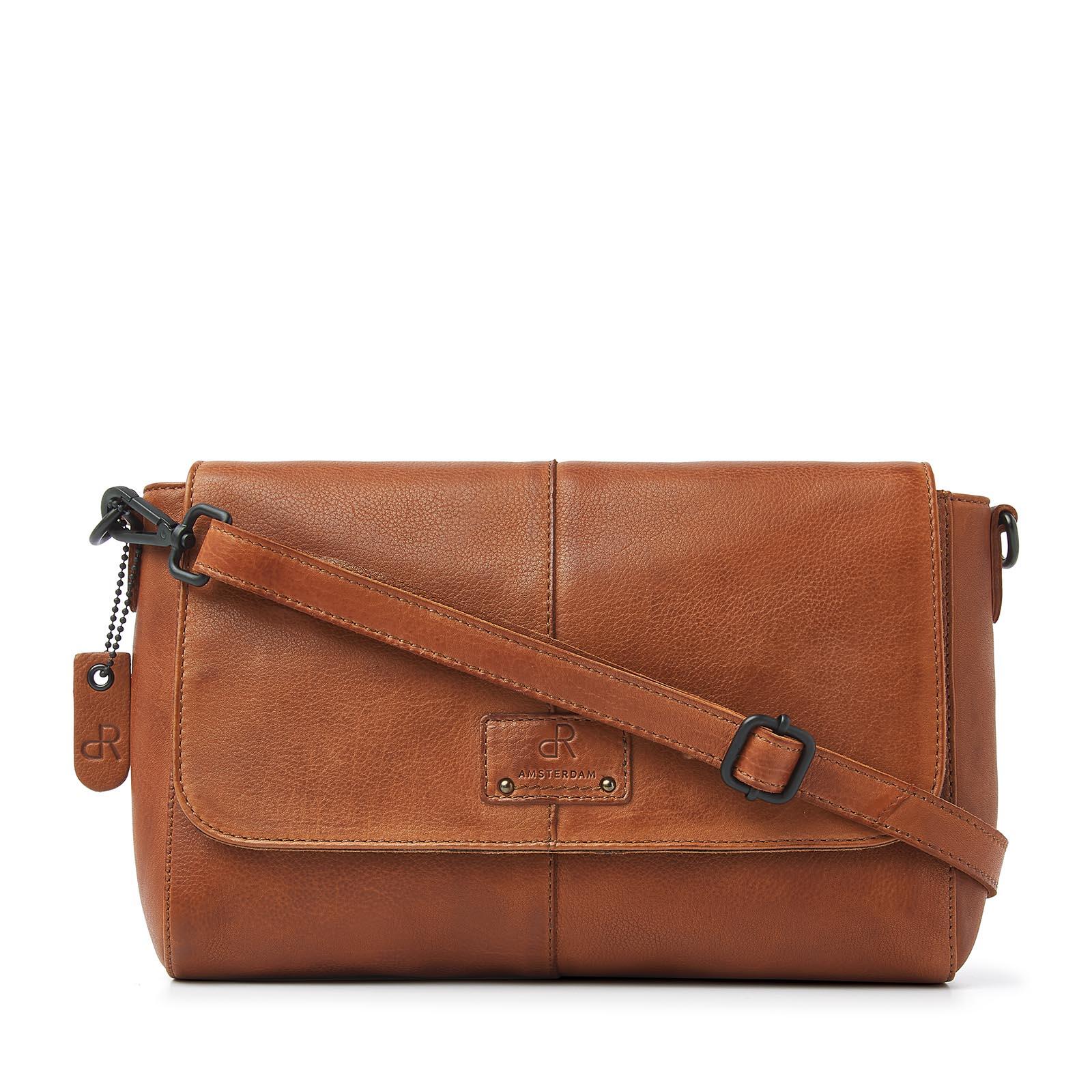 dR Amsterdam - TAMPA Handtasche Mit Überschlag 933766 Camel Camel von dR Amsterdam