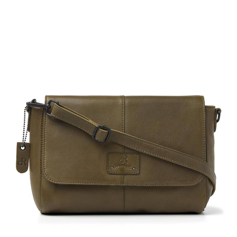 dR Amsterdam - TAMPA Handtasche Mit Überschlag 933766 Olive Olive von dR Amsterdam