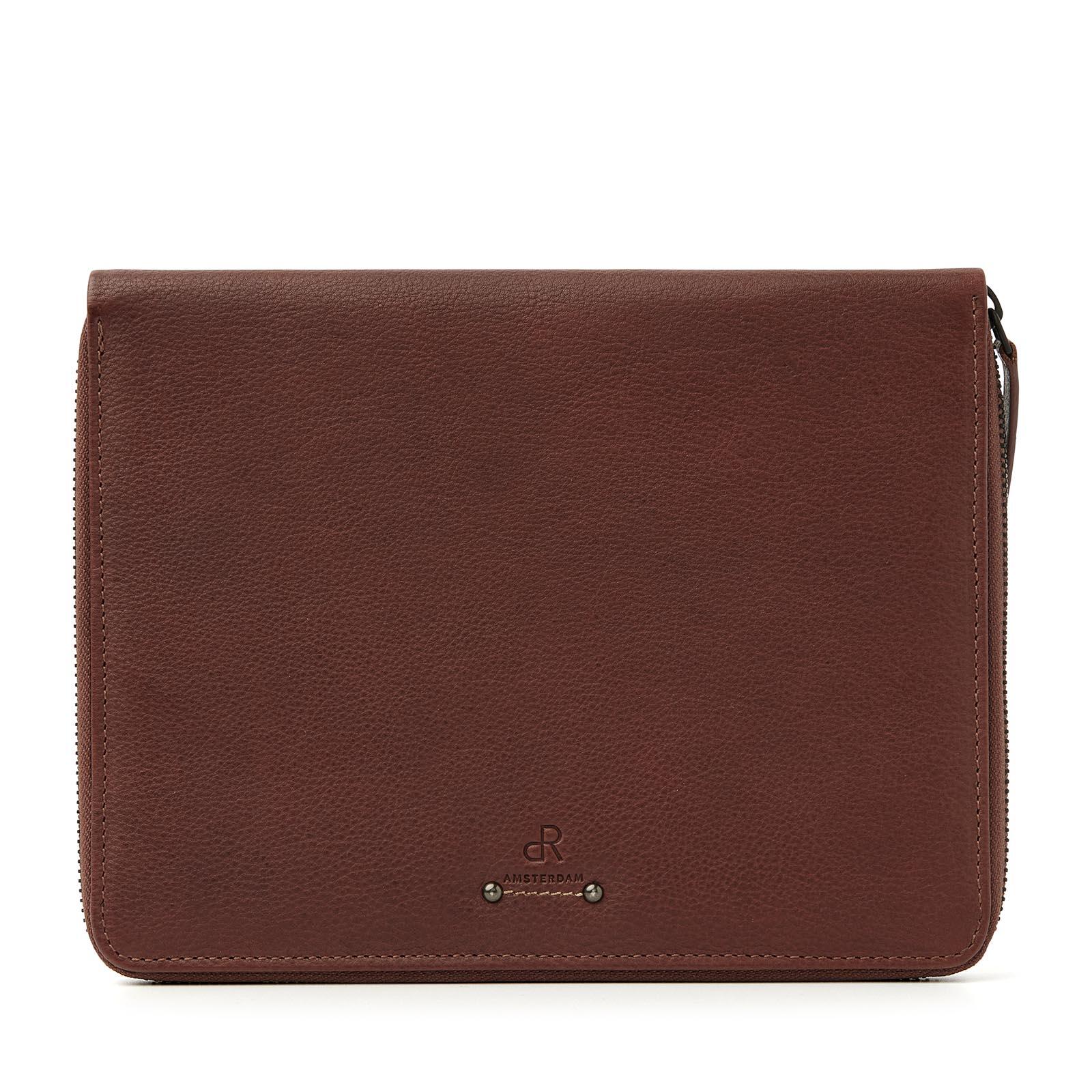 dR Amsterdam - TAMPA Schreibmappe 93626 Brown Brown von dR Amsterdam