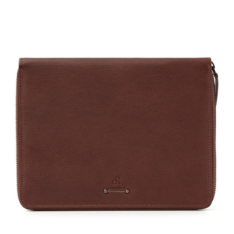dR Amsterdam - TAMPA Schreibmappe 93626 Brown Brown von dR Amsterdam