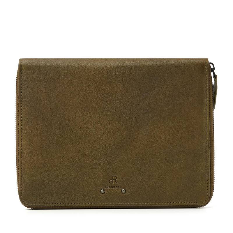 dR Amsterdam - TAMPA Schreibmappe 93626 Olive Olive von dR Amsterdam