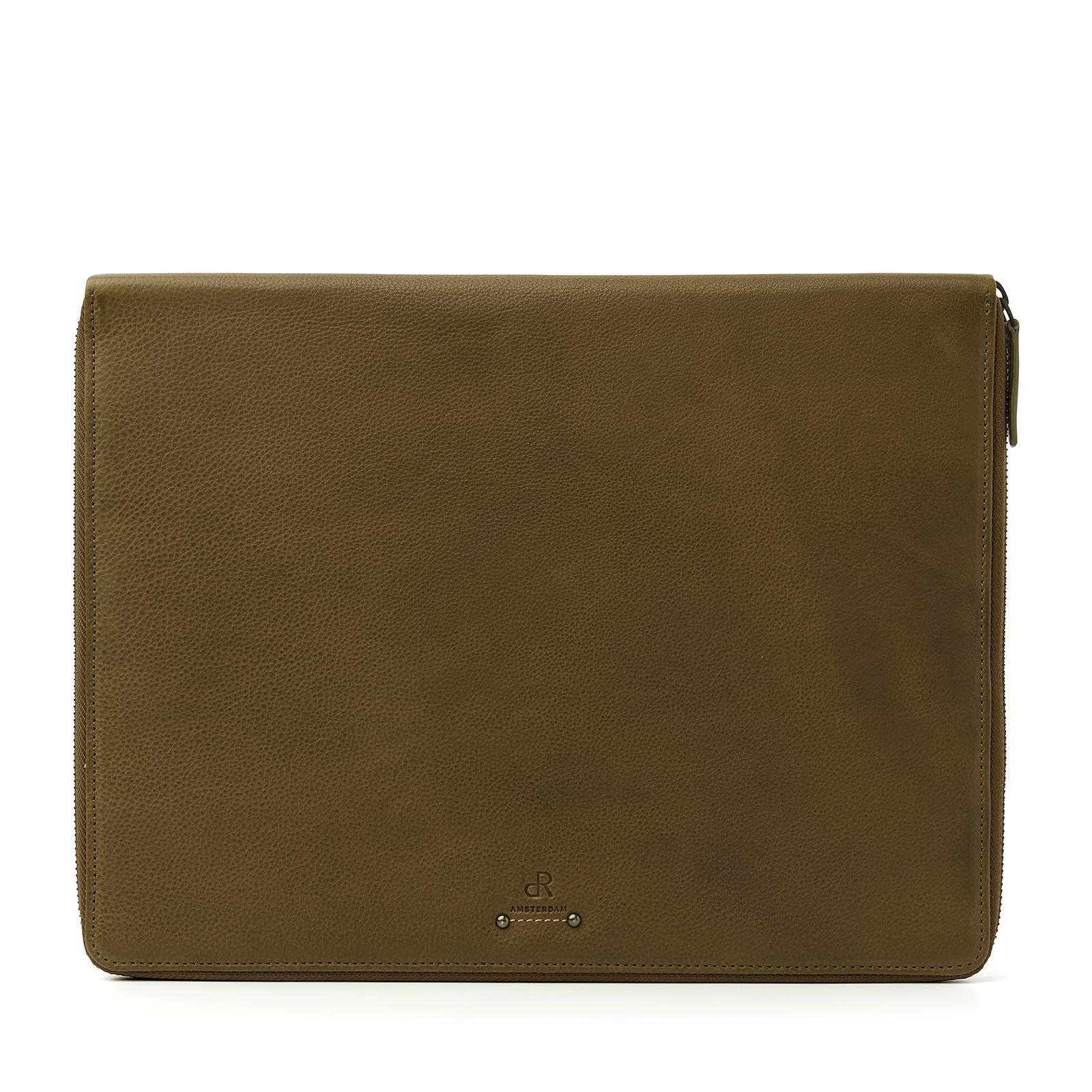 dR Amsterdam - TAMPA Schreibmappe 93627 Olive Olive von dR Amsterdam