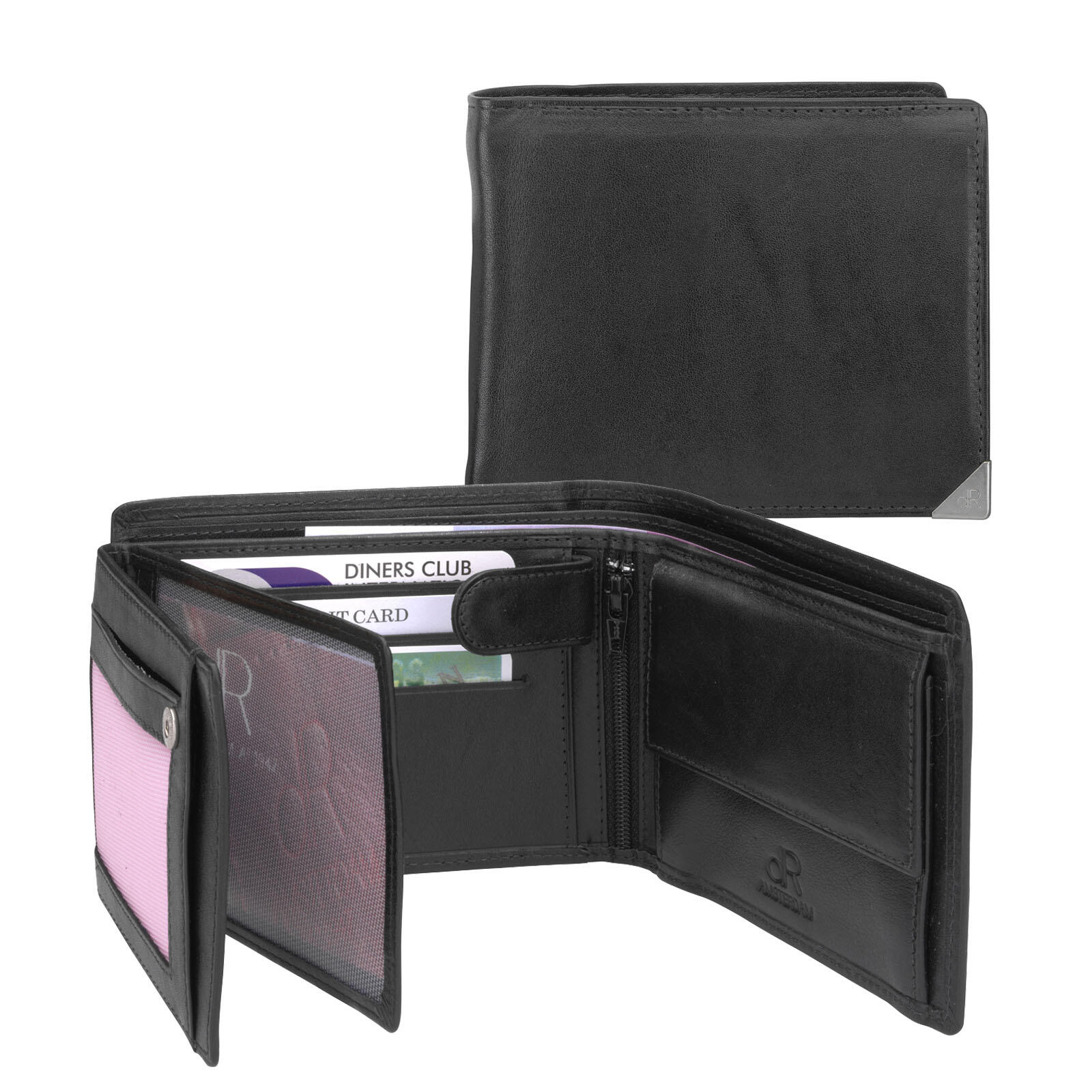 dR Amsterdam - TORONTO Brieftasche 15514 Black Black von dR Amsterdam