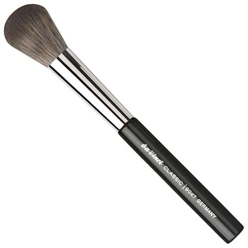 da Vinci, CLASSIC Rougepinsel rund, vegan, Kunstfaser, für exakte Platzierung & weiche Übergänge, natürlicher Auftrag, Wangenpinsel, Kosmetikpinsel, Handmade in Germany von da Vinci